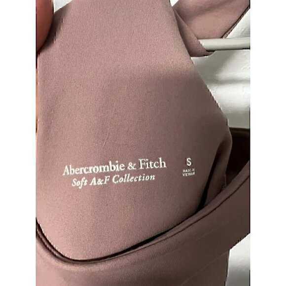 Abercrombie & Fitch Soft A&F Collection Brown Cutout Bodysuit S - Picture 3 of 3